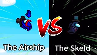 Among Us - The Airship Map Ejection Screen VS The Skeld Map Ejection Screen