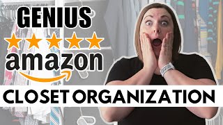 ABSOLUTE TOP 25 DIY Closet Organization HACKS from Amazon!