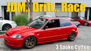 The Chronicles Ek9 at R Compound & 3 Spoke Coffee | Cars and Coffee Hang Out