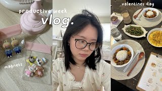 productive week in my life ⋆˙⟡ (closing my press-on business, learning how to drive, valentines day)