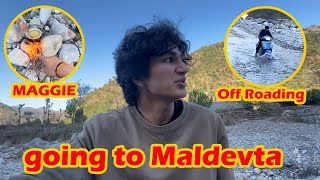 Maldevta mai hui scooty Khaarab | Off- Roading in Maldevta | Dehraun | VLOG