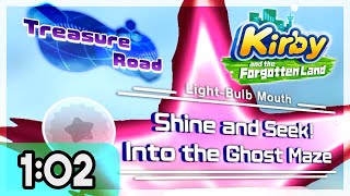 Kirby and the Forgotten Land | World 4 Light Bulb Treasure | 100% All Objective #letsplay #shorts