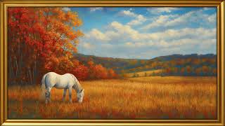 The Vintage Rustic🍂🍁 Fall Autumn Decor The Art Frame 4K & HD Framed🔇Silence Art Screensaver