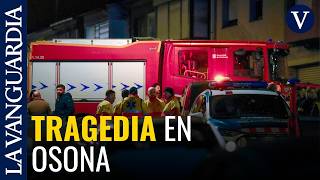 Mueren cinco adolescentes en el incendio de un trastero en una azotea de Manlleu