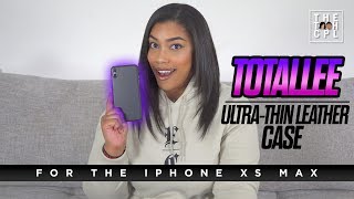 Totallee Thin Leather Case for iPhone XS Max