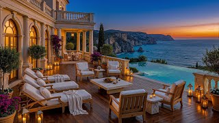 Smooth Jazz In A Classic Seaside Villa – Soothing Jazz With Peaceful Ocean Views For Work