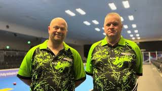 Stewart Anderson and Darren Burnett @WorldBowlsTour  @AmbassadorCruiseLine @pottersresorts 