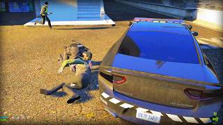 Gio Got Arrested By AJ Hunter After He Tried Evading For Robbing the Sandy Bank! | Prodigy RP | GTA