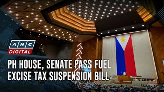 PH House, Senate pass fuel excise tax suspension bill