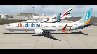 Aerofly FS _ Fly Dubai B-737 MAX9 _ Dubai to Madinah Full Flight | Gameplay