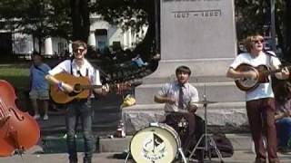 Joyful Singing at Washinton Square Park in New York