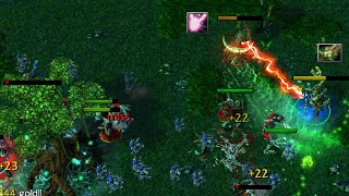 DOTA TINKER LOST 2 LANES: 0.1% Chance to Win (THRONE DEFENSE)