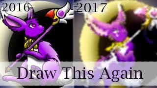 Draw This Again Challenge (Usagi Moon) | 2016 vs 2017