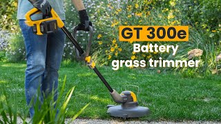 New STIGA cordless grass trimmer:  GT 300e