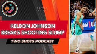 Keldon Johnson breaks shooting slump