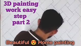 🎨3D Painting Easy Tutorial 2025 | Step by Step 3D Art Work Part 2