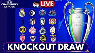 🏆 UCL Knockout Phase Play-Offs Draw Results 2025/26 | Full Bracket Revealed