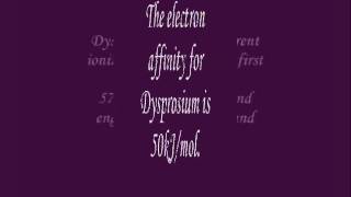 Dysprosium.wmv