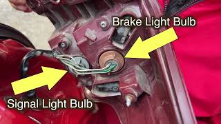 How To Replace Rear Stop/Brake And Turn Signal Light Bulbs Toyota RAV4 2013-2018