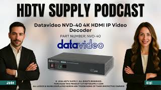 Datavideo NVD-40 4K HDMI IP Video Decoder