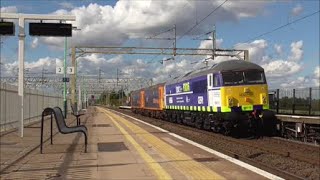GBRf 69016 'British Transport Police' hauls GBRf 73s through Cheddington 08/09/25