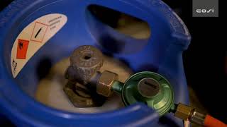 Cosi Cosiloft lounge vuurtafel 100 cm zwart - teak top instructievideo - Tuinmeubelland