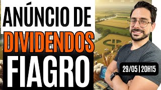 FIAGROS: surpresas nos DIVIDENDOS em Junho/2026? 💸 ANÚNCIO de RENDIMENTOS ao vivo! (IMPERDÍVEL)