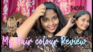 HAIR COLOUR REVIEW😍 #review @VibeverseSana