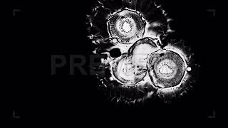 Ink Spread On Black Background