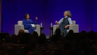 Eva Saha With Carla Hall at IDDBA