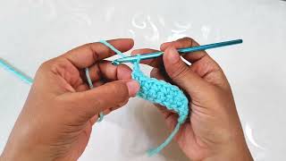 Part-1 Let's learn crochet | Crochet foundation chain and single stitch LEARN TO CROCHET IN TELUGU
