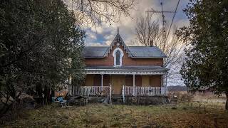 Hidden Behind Trees... I Found this Odd Abandoned Farmhouse!!
