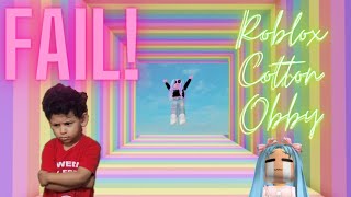 COTTON OBBY ROBLOX but it's ASMR - Funny Obby Fails - asmr scratching/asmr gaming