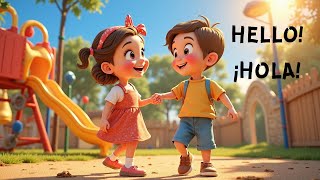 Hello! Hola! – English & Spanish Greetings Song for Kids