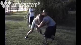 Street Fight In A Park In Miami Florida
