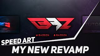 Photoshop Speed Art #61: My Channel Revamp | BazDZN