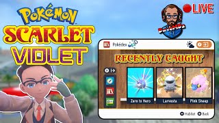 LIVE - CATCHING EVERY SHINY in POKEMON SCARLET & VIOLET