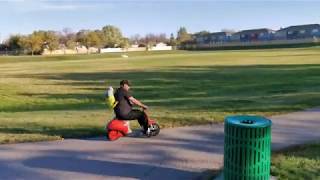 Three Care Bears + One Scooter + One Dad = Comedy