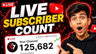 🔴 LIVE SUBSCRIBER COUNT | Road To 1K 🚀 | Deepffx02