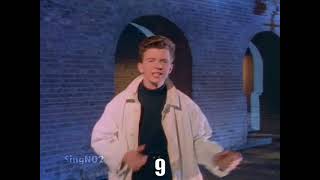 rick astley what's 9 + 10