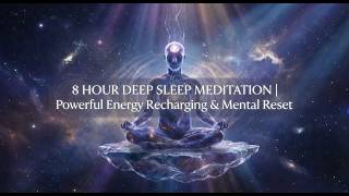 🌙⚡ 8 HOUR DEEP SLEEP MEDITATION | Powerful Energy Recharging & Mental Reset ✨🌌