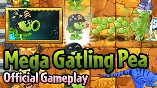 Plants vs. Zombies 2 Mega Gatling Pea Official Gameplay