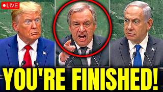 UN Chief Is Not Backing Down! HUMILIATES US & Israel LIVE At UN After Iran Strikes