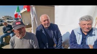 Protesta degli agricoltori anche in Puglia. Presidio fisso a Rutigliano.