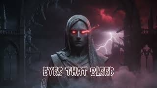 Cursed to Bleed but Never Die - Official lyric video [Epic Rock Metal female vocals AI music video]
