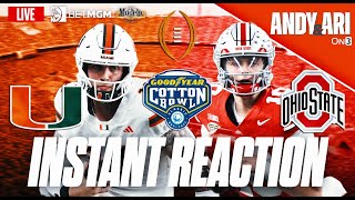 Miami DOMINATES Ohio State in the trenches | Canes advance in the CFP