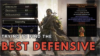 Trying to find the best defences in Path of Exile 2 on Mercenary