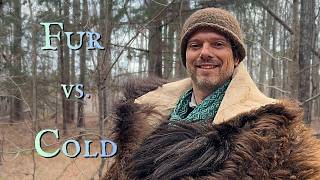 I took a hair-on bison hide into the cold to find out how it did.