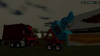 Farming Simulator 22 pulling down the fun fair