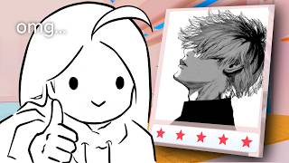 Artist vs Roblox Speed Draw: Anime Challenge